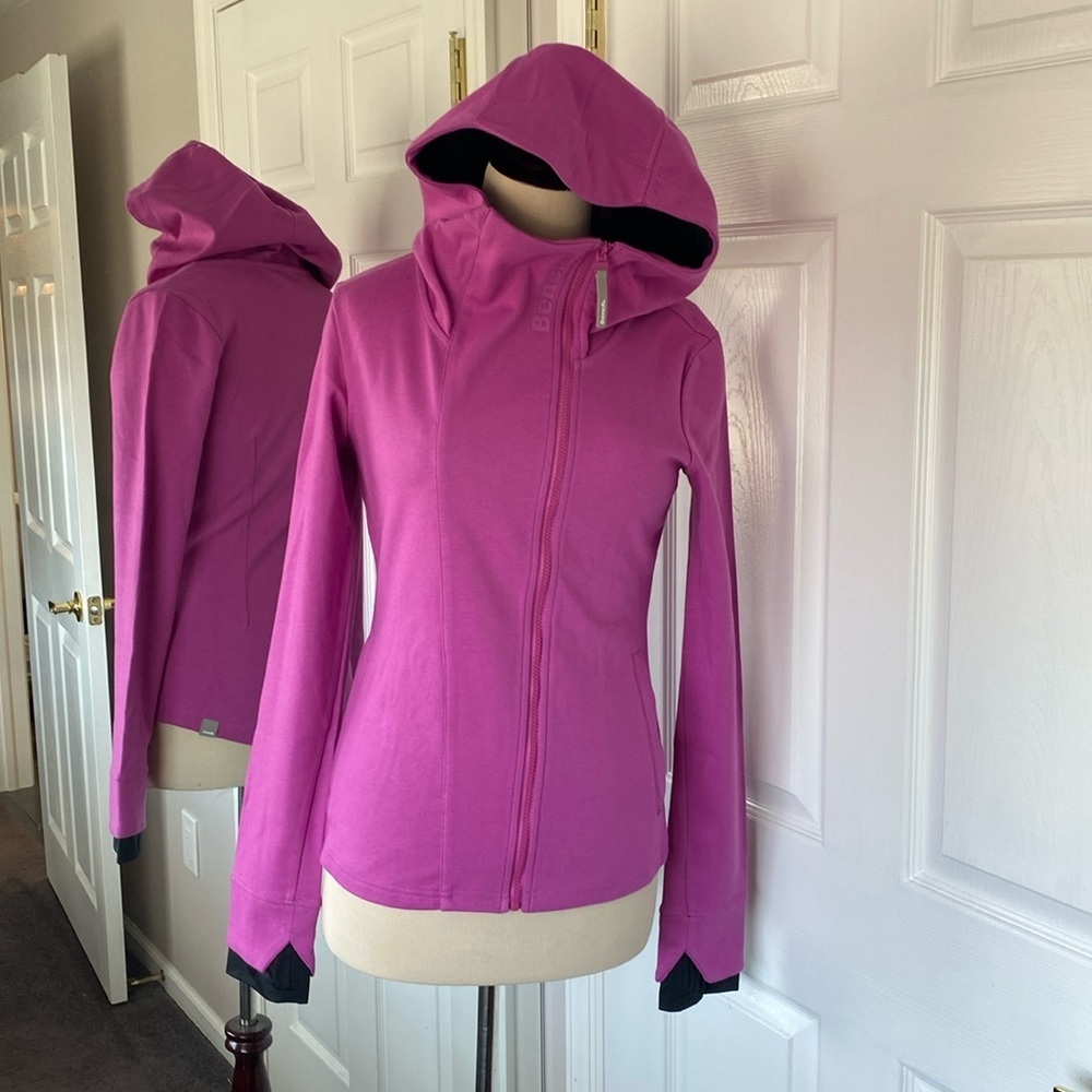 Bench Sz S DoubleCover Fuscia Full Zip Hoodie